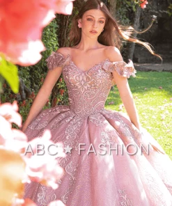 Ragazza Fashion Quinceañera Off Shoulder Quinceanera Dress By Ragazza DV89-589