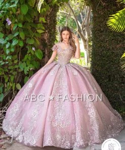 Ragazza Fashion Quinceañera Off Shoulder Quinceanera Dress By Ragazza DV89-589