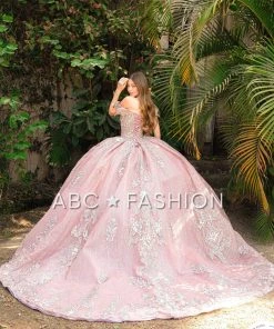 Ragazza Fashion Quinceañera Off Shoulder Quinceanera Dress By Ragazza DV89-589