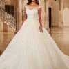 Mary's Bridal Ball Gowns Collection Off Shoulder Wedding Ball Gown By Mary's Bridal MB6097