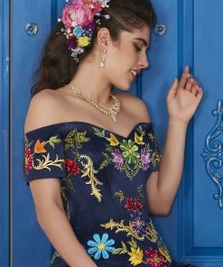 LA Glitter By House Of Wu Off Shoulder Floral Charro Dress By House Of Wu LA Glitter 24033 Quinceañera 21 LA Glitter By House Of Wu Off Shoulder Floral Charro Dress By House Of Wu LA Glitter 24033 Quinceañera
