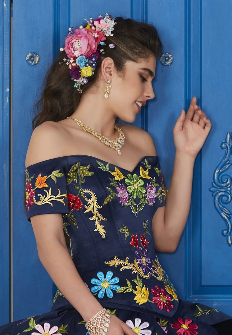 LA Glitter By House Of Wu Off Shoulder Floral Charro Dress By House Of Wu LA Glitter 24033 Quinceañera 12 LA Glitter By House Of Wu Off Shoulder Floral Charro Dress By House Of Wu LA Glitter 24033 Quinceañera