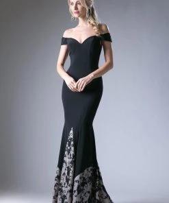 Prom Embroidered Off Shoulder Gown By Cinderella Divine 1606 15 Prom Embroidered Off Shoulder Gown By Cinderella Divine 1606