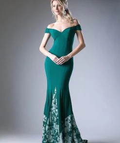 Prom Embroidered Off Shoulder Gown By Cinderella Divine 1606 13 Prom Embroidered Off Shoulder Gown By Cinderella Divine 1606
