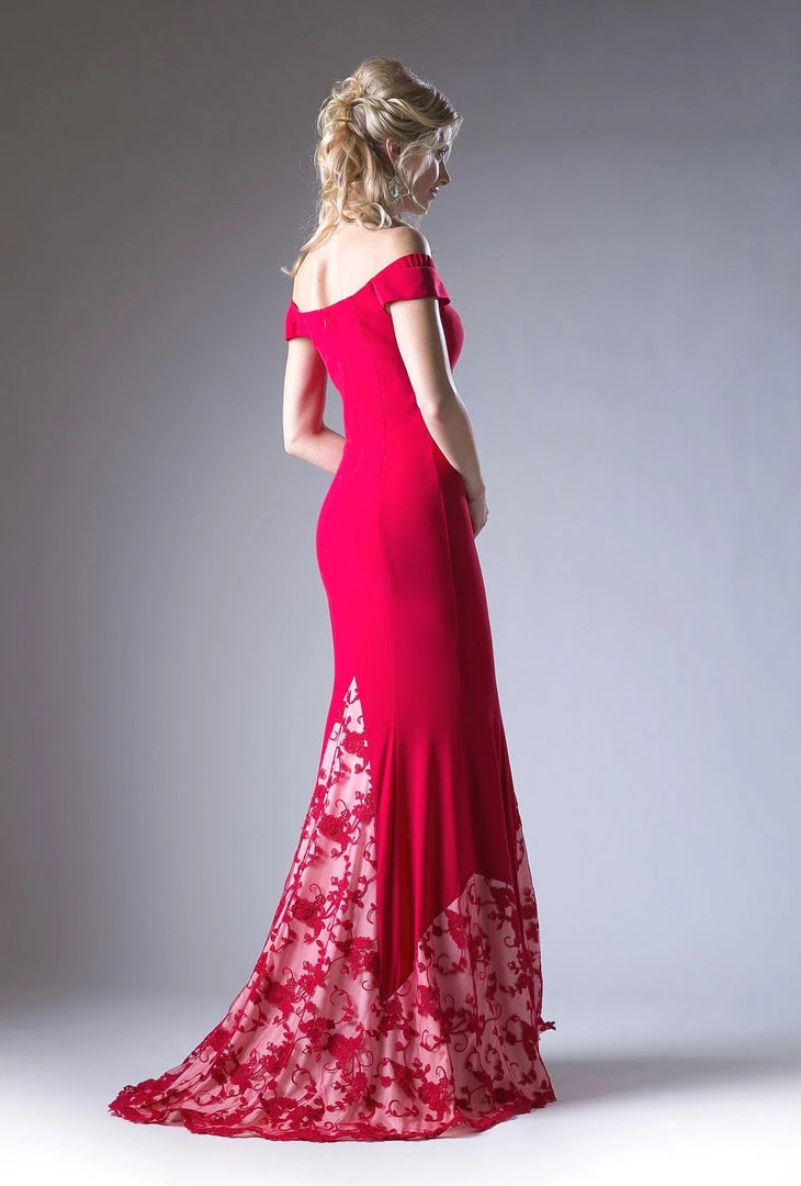 Prom Embroidered Off Shoulder Gown By Cinderella Divine 1606 11 Prom Embroidered Off Shoulder Gown By Cinderella Divine 1606