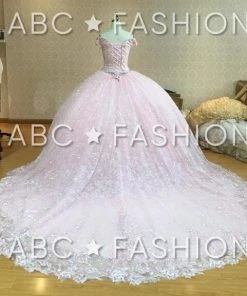 Quinceañera Off The Shoulder Lace Quinceanera Dress By House Of Wu 26926