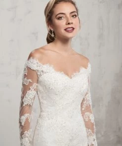Off The Shoulder Mermaid Wedding Dress By Mary's Bridal MB4009 Wedding Dresses 9 Off The Shoulder Mermaid Wedding Dress By Mary's Bridal MB4009 Wedding Dresses