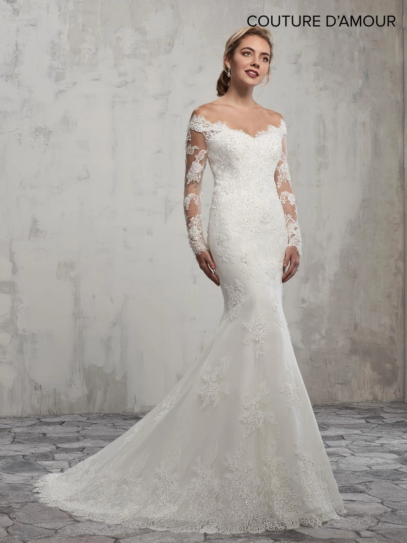 Off The Shoulder Mermaid Wedding Dress By Mary's Bridal MB4009 Wedding Dresses 7 Off The Shoulder Mermaid Wedding Dress By Mary's Bridal MB4009 Wedding Dresses