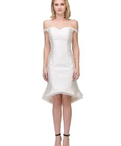 Off The Shoulder Short Sweetheart Dress By Star Box 172585 Prom