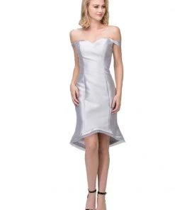 Off The Shoulder Short Sweetheart Dress By Star Box 172585 Prom