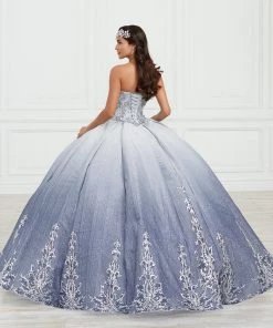Quinceañera Ombre Glitter Quinceanera Dress By House Of Wu 26972
