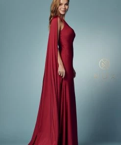 One Shoulder Mermaid Gown By Nox Anabel E475 Prom