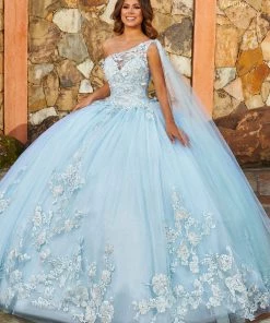 Quinceañera One Shoulder Quinceanera Dress By Mary's Bridal MQ2152