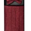 Vesuvio Napoli Men Paisley Cummerbund And Bow Tie Sets