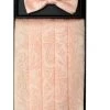 Vesuvio Napoli Peach Paisley Cummerbund And Bow Tie Set