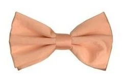Vesuvio Napoli Men Peach Silk Bow Ties