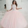 Pearl Beaded Halter Dress By House Of Wu Fiesta Gowns 56318 Quinceañera