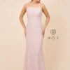 Pink Long Glitter Dress With Cowl Back By Nox Anabel C307 1 Pink Long Glitter Dress With Cowl Back By Nox Anabel C307