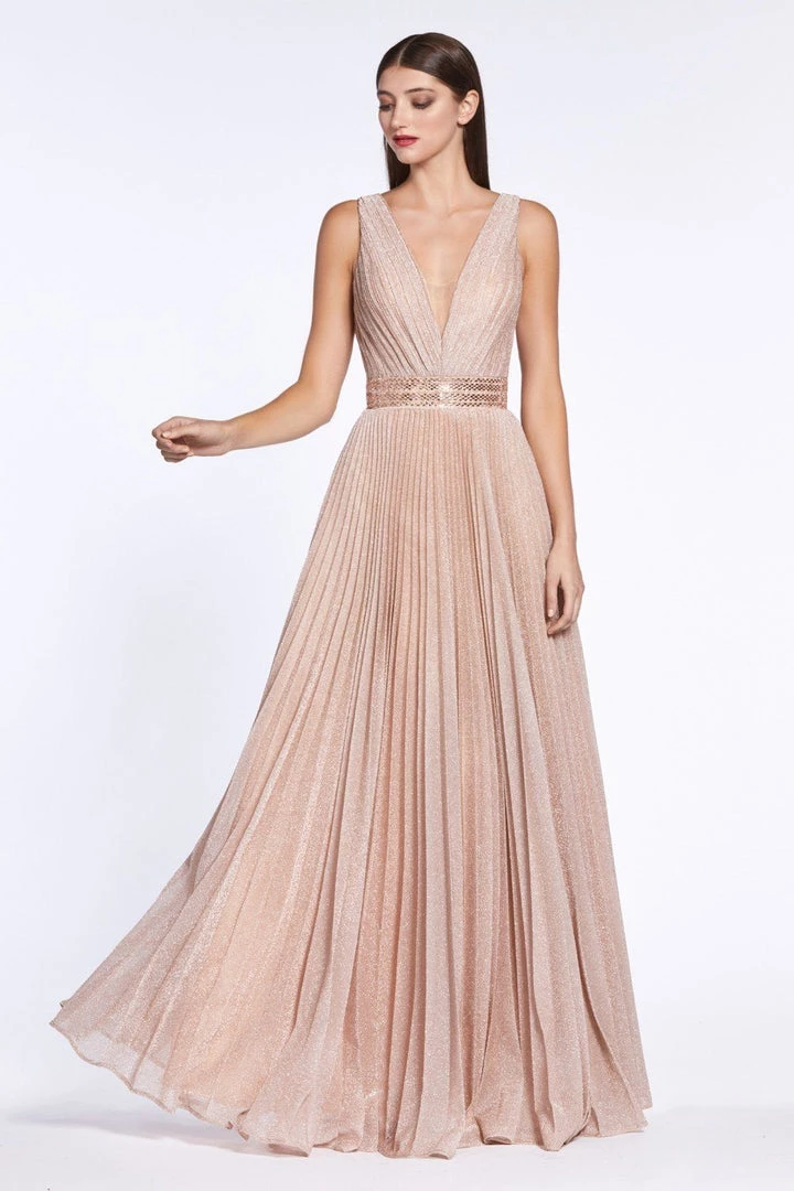 Long Sleeveless Metallic Dress By Cinderella Divine CM9086 Prom 5 Long Sleeveless Metallic Dress By Cinderella Divine CM9086 Prom