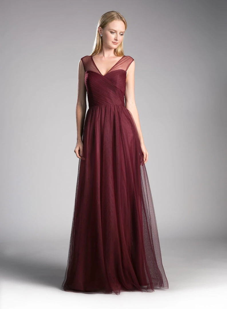 Prom Pleated Long Sleeveless Navy Dress By Cinderella Divine ET320 13 Prom Pleated Long Sleeveless Navy Dress By Cinderella Divine ET320