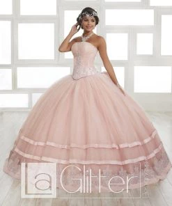 LA Glitter By House Of Wu Strapless Glitter Dress By House Of Wu LA Glitter 24026 Quinceañera 11 LA Glitter By House Of Wu Strapless Glitter Dress By House Of Wu LA Glitter 24026 Quinceañera