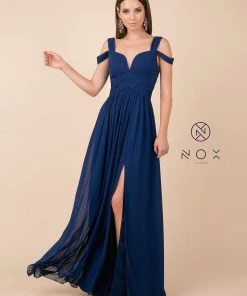 Plus Size Long A-line Cold Shoulder Dress By Nox Anabel Y277P Prom 16 Plus Size Long A-line Cold Shoulder Dress By Nox Anabel Y277P Prom