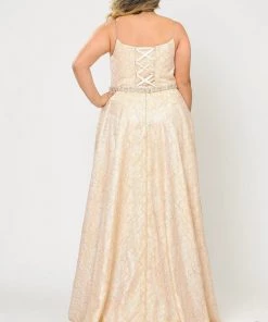 Poly USA Plus Size Plus Size Long Iridescent Floral Print Dress By Poly USA W1088 15 Poly USA Plus Size Plus Size Long Iridescent Floral Print Dress By Poly USA W1088