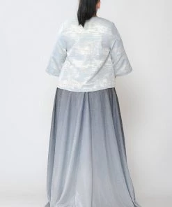 Poly USA Plus Size Plus Size Metallic Single Button Jacket By Poly USA JK1922