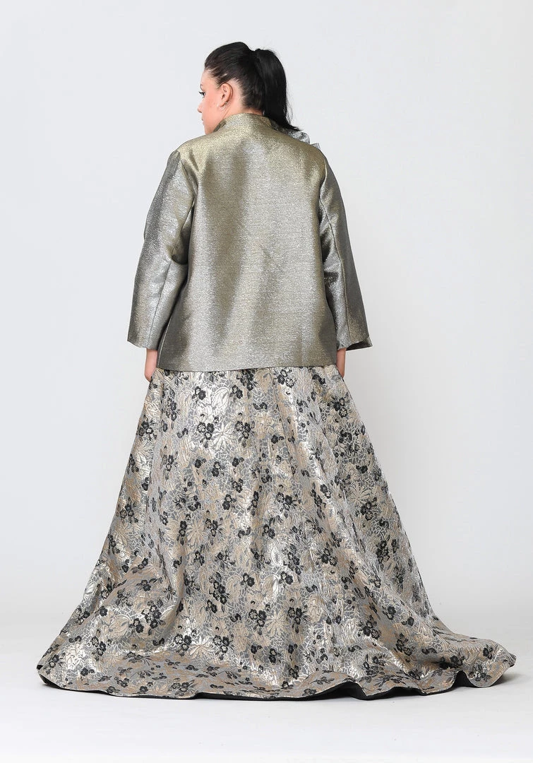 Poly USA Plus Size Plus Size Two Tone Metallic Formal Jacket By Poly USA JK1908 Mother Of The Bride Dresses 4 Poly USA Plus Size Plus Size Two Tone Metallic Formal Jacket By Poly USA JK1908 Mother Of The Bride Dresses