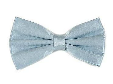 Vesuvio Napoli Men Powder Blue Silk Bow Ties 3 Vesuvio Napoli Men Powder Blue Silk Bow Ties