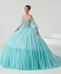 Puff Sleeves Quinceanera Dress By House Of Wu 26012 Quinceañera