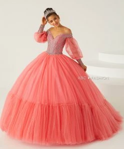 Puff Sleeves Quinceanera Dress By House Of Wu 26012 Quinceañera