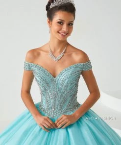 Puff Sleeves Quinceanera Dress By House Of Wu 26012 Quinceañera
