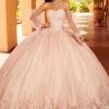 Quinceañera Puff Sleeves Quinceanera Dress By Mary's Bridal MQ2150