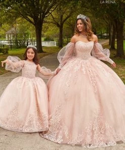 Quinceañera Puff Sleeves Quinceanera Dress By Mary's Bridal MQ2150
