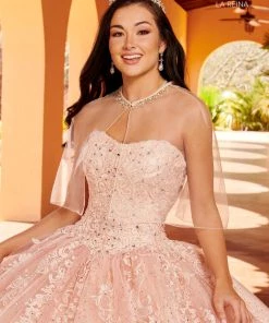 Quinceañera Puff Sleeves Quinceanera Dress By Mary's Bridal MQ2150