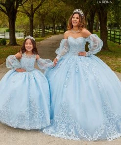 Quinceañera Puff Sleeves Quinceanera Dress By Mary's Bridal MQ2150