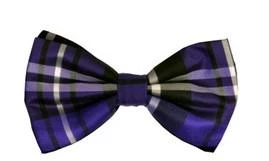Vesuvio Napoli Purple/Black Plaid Bow Ties With Matching Pocket Squares Men 3 Vesuvio Napoli Purple/Black Plaid Bow Ties With Matching Pocket Squares Men