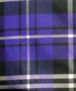 Vesuvio Napoli Purple/Black Plaid Bow Ties With Matching Pocket Squares Men