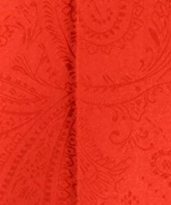 Vesuvio Napoli Red Paisley Cummerbund And Bow Tie Set Men