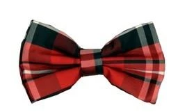 Vesuvio Napoli Men Red/Black Plaid Bow Ties With Matching Pocket Squares 3 Vesuvio Napoli Men Red/Black Plaid Bow Ties With Matching Pocket Squares