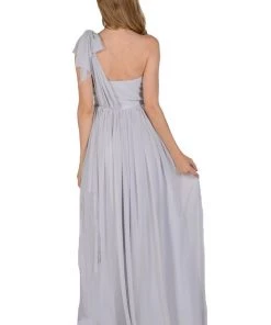 Royal Blue Long Convertible Chiffon Dress By Poly USA Prom 17 Royal Blue Long Convertible Chiffon Dress By Poly USA Prom