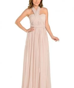 Royal Blue Long Convertible Chiffon Dress By Poly USA Prom 22 Royal Blue Long Convertible Chiffon Dress By Poly USA Prom