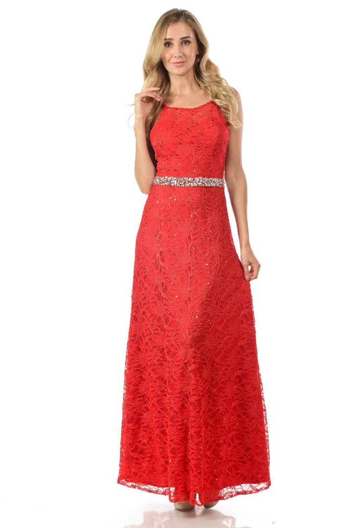 Lenovia Royal Blue Long Sequined Lace Dress With Lace Caplet Prom 10 Lenovia Royal Blue Long Sequined Lace Dress With Lace Caplet Prom