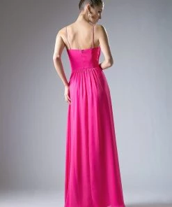 Long Sleeveless Chiffon Dress By Cinderella Divine CH529 Prom