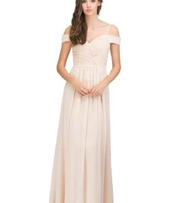 Starbox Prom Ruched Long Cold Shoulder Sweetheart Dress By Star Box 17210