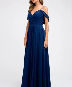 Ruched Long Off Shoulder Dress By Juliet 676 Prom 12 Ruched Long Off Shoulder Dress By Juliet 676 Prom