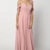 Ruched Long Off Shoulder Dress By Juliet 676 Prom