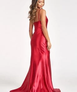 Ruched Satin Mermaid Dress By Elizabeth K GL3044 Prom 22 Ruched Satin Mermaid Dress By Elizabeth K GL3044 Prom