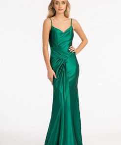 Ruched Satin Mermaid Dress By Elizabeth K GL3044 Prom 23 Ruched Satin Mermaid Dress By Elizabeth K GL3044 Prom